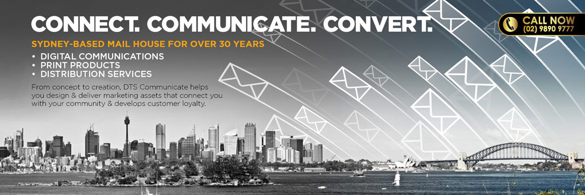 Direct Mail DTS Home Page Slides Contact US mailhouse mailing fulfillment services fulfilment post Australia Sydney