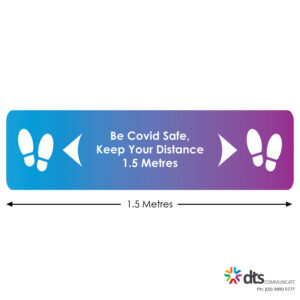 XLART DTS Covid19 Covid Floor Stickers Decals Social Distancing Sydney Melbourne Australia Be Safe Keep Your Distance Style 36