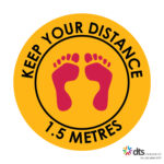 XLART DTS Covid19 Covid Floor Stickers Decals Social Distancing Sydney Melbourne Australia Keep Your Distance style 13