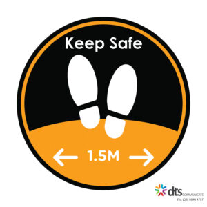 XLART DTS Covid19 Covid Floor Stickers Decals Social Distancing Sydney Melbourne Australia keep safe shoes style 20